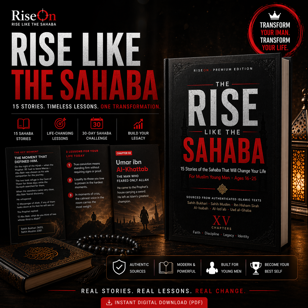 Rise Like The Sahaba — 15 Stories That Will Change Your Life